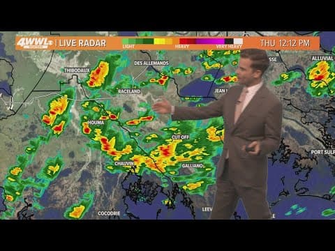 New Orleans Weather: Rainy Thursday afternoon for some areas
