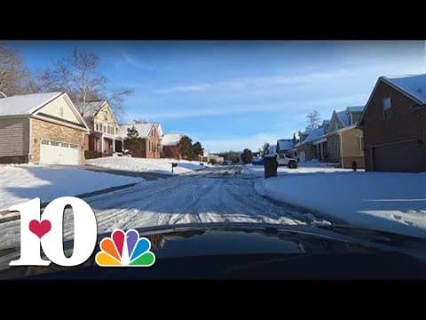 Numerous roads still iced over throughout East Tennessee