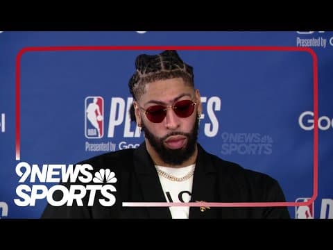Anthony Davis addresses Jamal Murray's playoff game winner; walks out of press conference