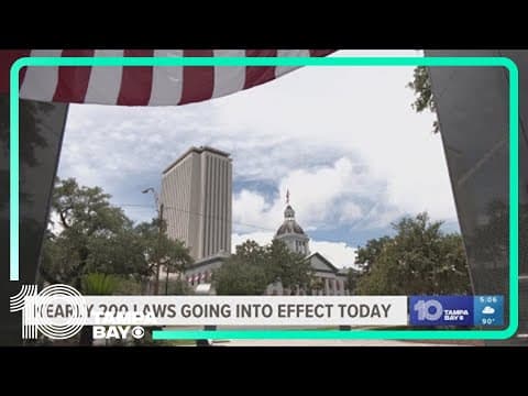 Here are 10 Florida laws going into effect on July 1