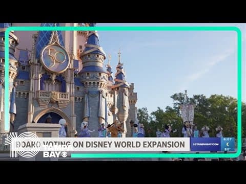Florida tourism board to vote on $17B Disney investment, expansion