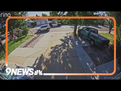 Video captures man stealing Aurora police car