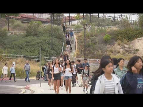 First day of school for San Dieguito Union High School District