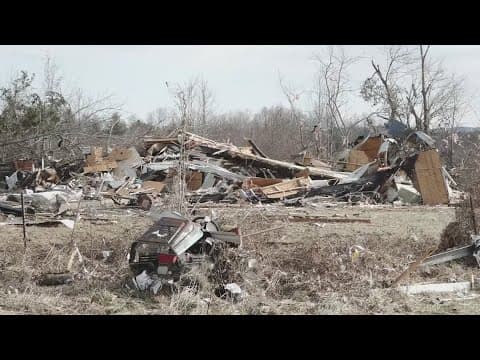 Morgan County officials assessing damage to roads after deadly tornado