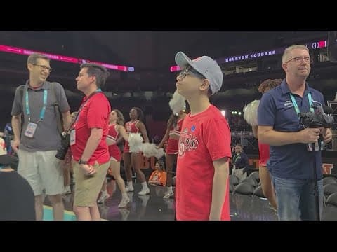 Meet the UH Coogs' secret weapon. 12-year-old ball boy has special bond with coach, players