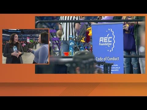 Over 300 elementary, middle, high school students compete in Indiana State Robotics Championship | L