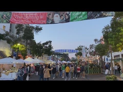 Little Italy Tree Lighting Ceremony