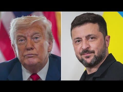 President Trump to meet with Zelenskyy to talk about ways to end war in Ukraine