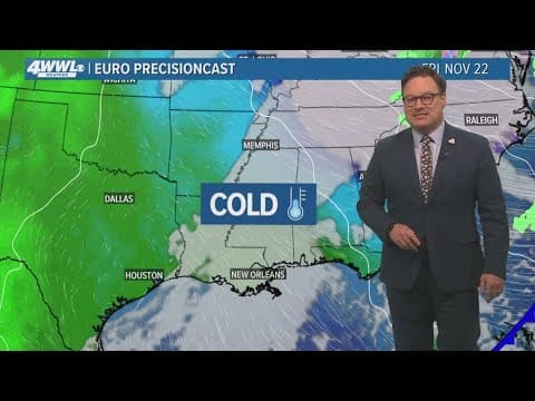 New Orleans Weather: Gradual warm up this weekend