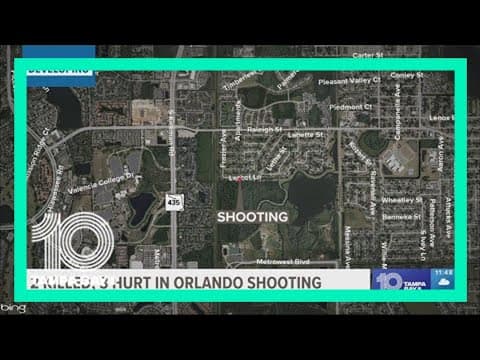 Orlando police: 2 killed, 3 hurt in park shooting