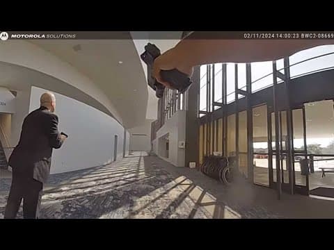 Houston police release video from Lakewood Church shooting