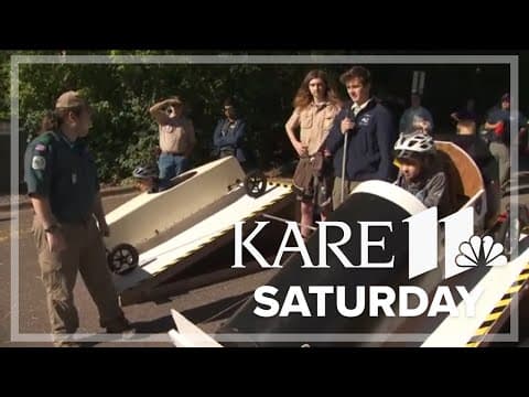 Check out these Coaster Car Derby racers at James J. Hill Days