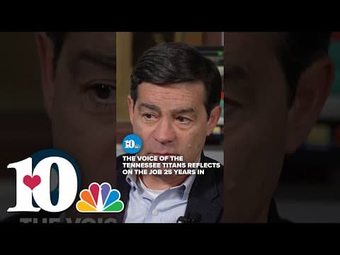 This man has been the voice of the Tennessee Titans for 25 years #tennesseetitans #nfl #football