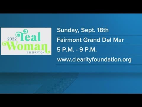 Learning to fight ovarian cancer. CBS 8 talks to Hillary Theakston of non-profit, Clearity Foundatio