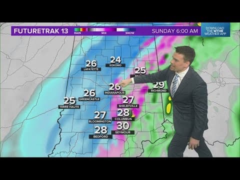 How much snow to expect across Indiana tonight and early Sunday morning | Latest Update