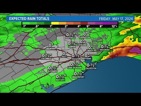 Live Radar: More rain heading to the Houston area today after Thursday's severe weather