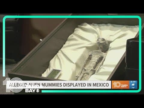 Mexico displays what it claims are alien mummies