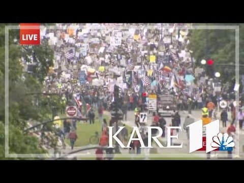Thousands marching in St. Paul for 'No Kings' protest