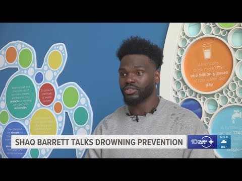 Former Buccaneer Shaq Barrett promotes drowning prevention after loss of 2-year-old daughter