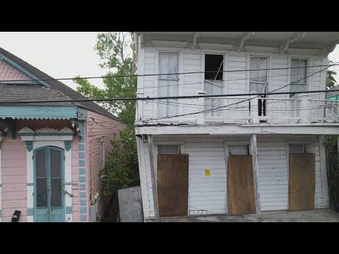 Leaning house in Bywater is danger to residents