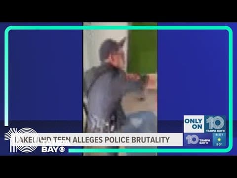 Lakeland teenager alleges police brutality after being punched, tased during pool party