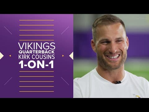 EXTENDED INTERVIEW: Vikings quarterback Kirk Cousins 1-on-1