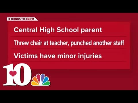 KPD: Central High School parent arrested after punching staff member, throwing chair