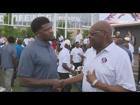 Andre Johnson handles final commitments before being enshrined into Pro Football Hall of Fame