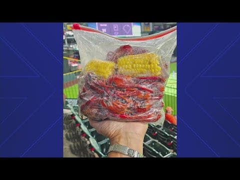 Crawfish outside the Crawford boxes? One fan is going viral for the mudbugs at Daikin Park