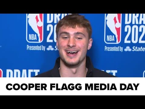 Cooper Flagg speaks to media day before 2025 NBA Draft (FULL PRESS CONFERENCE)