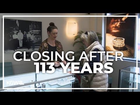 Portland metro-area jeweler closes after 113 years