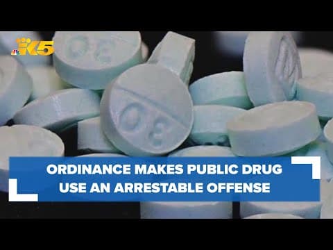 Bellingham City Council votes to make public drug use an arrestable offense