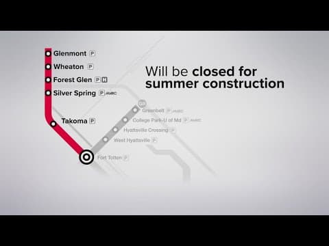 5 Red Line stations closed for the summer