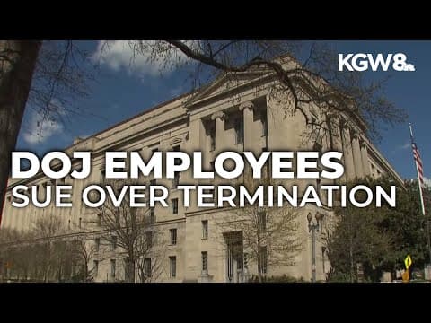 3 Justice Department employees sue Trump administration over firings