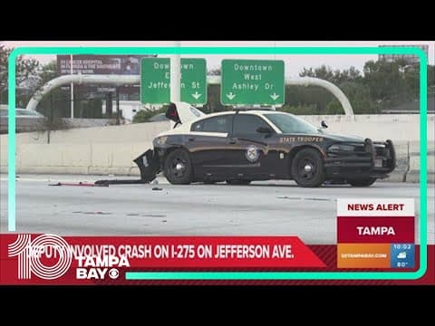 3 in the hospital after impaired driver crashes into FHP patrol car