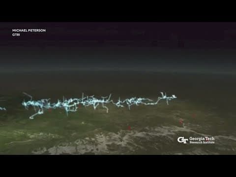Largest lightning strike recorded in history