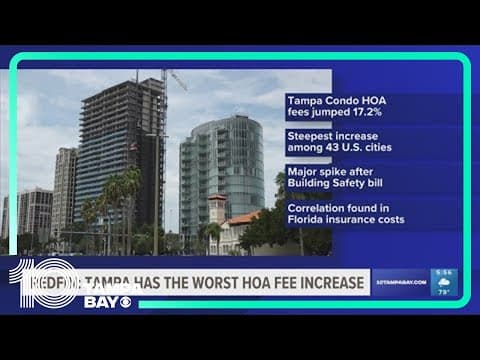 Report: Tampa had the worst HOA fee increase