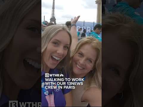 Behind the scenes: Walk to work with our 13News crew in Paris