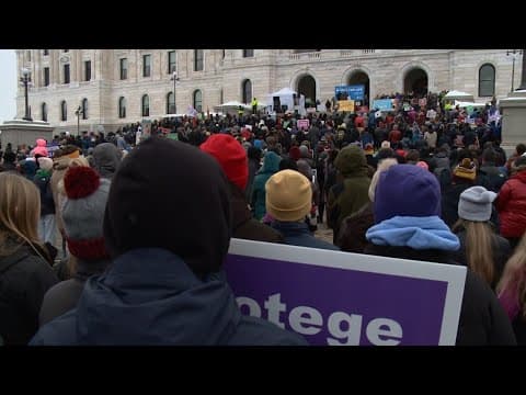 'March for Life' rally outside Minnesota State Capitol draws hundreds