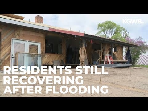 Residents in Burns, Oregon still recovering from devastating April flooding