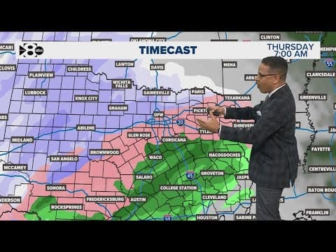 DFW Weather: Temperatures drop in North Texas, plus chances for snow this week