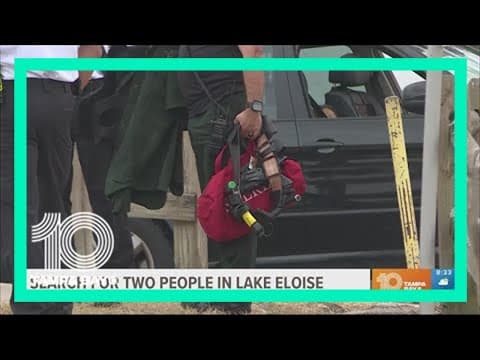 Seach for two men boating in Lake Eloise continues