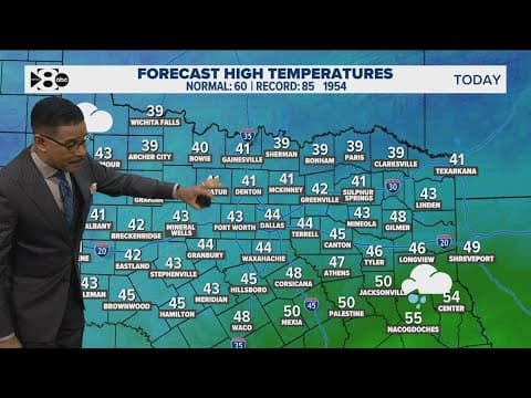 DFW Weather: Latest North Texas rain chances