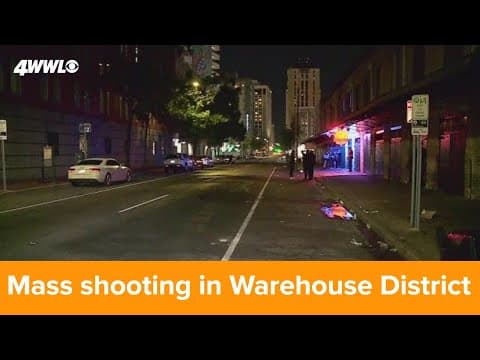 1 dead, 11 injured in New Orleans Warehouse District shooting