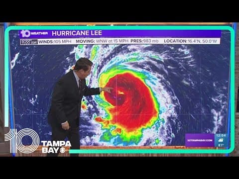 Tracking the Tropics: Hurricane Lee now expected to become a Cat. 5 storm
