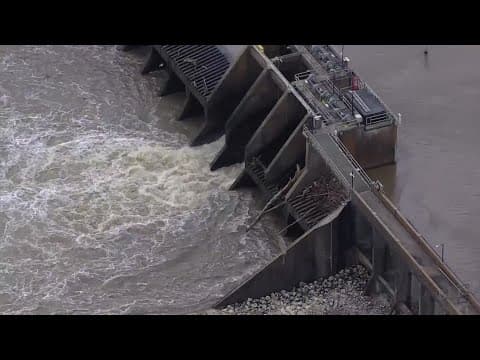 City officials are temporarily lowering the levels of Lake Houston