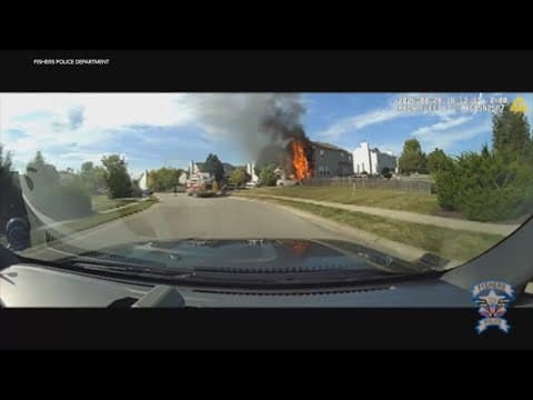 17-year-old saved by man after he crashed into a house causing a major fire in Fishers