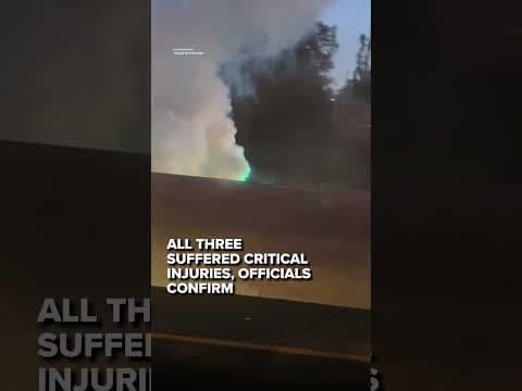 Helicopter crashes on Highway 50 in Sacramento