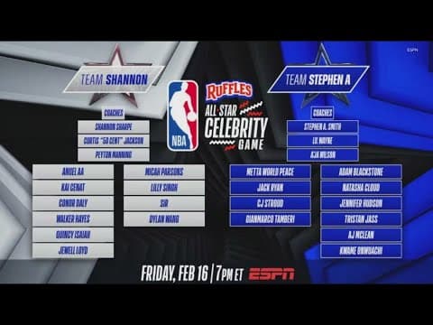 NBA All-Star Celebrity Game rosters announced