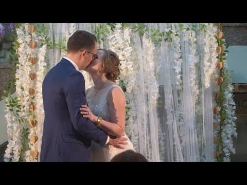 Virginia couple ties the knot at an unconventional venue